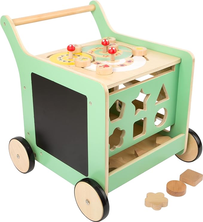 Small Foot Move It! Wooden Premium Pastel Baby Walker (chalkboard)