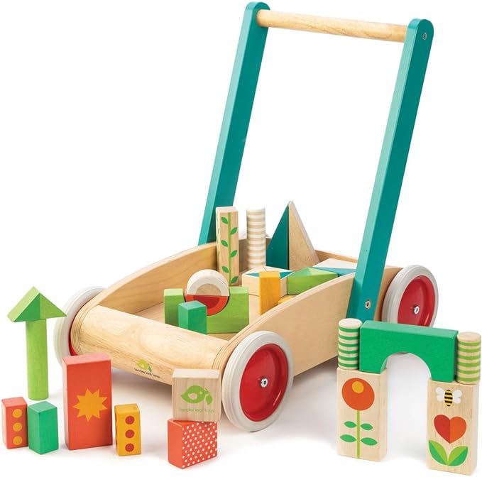 Tender Leaf Toys Baby Block Wooden Walker